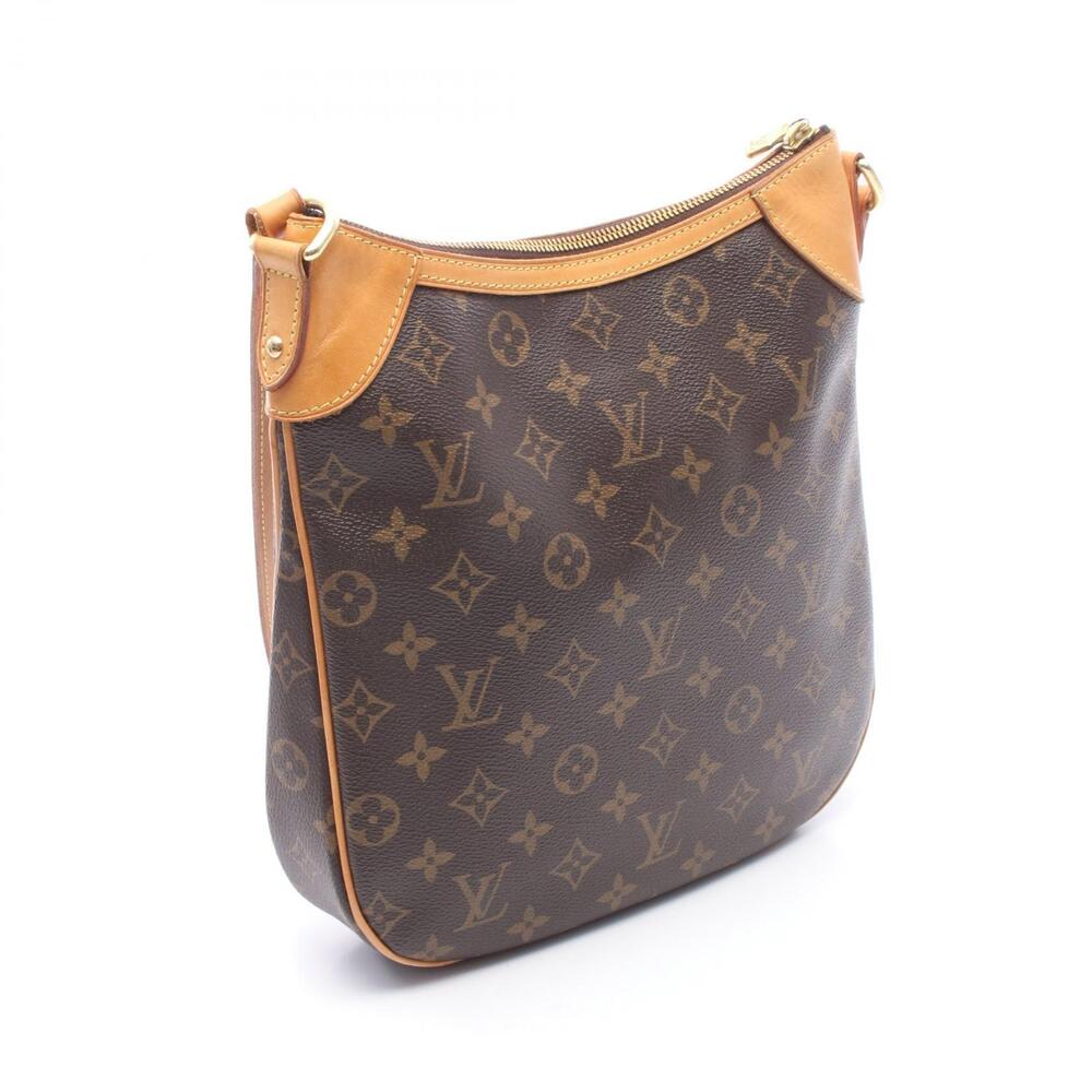 Louis Vuitton Odeon Shoulder Bag Canvas Leather Monogram Brown - Picture 2 of 7